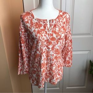 Christopher & Banks Printed Cardigan Size Medium NWOT